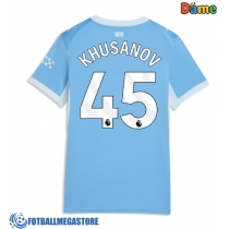 Fotballdrakt Dame Manchester City Abdukodir Khusanov #45 Hjemmedrakt 2026-27 Kortermet